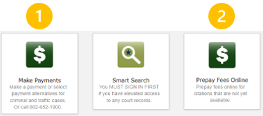 Image of payment button options