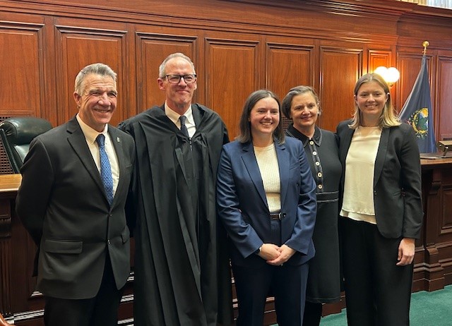 Governor Scott with Justice Drescher’s family