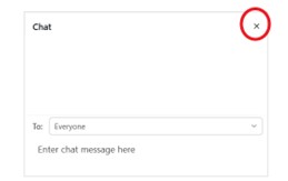 Image of chat pop-out