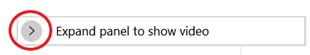Image of expand video option