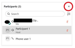 Image of participants pop-out